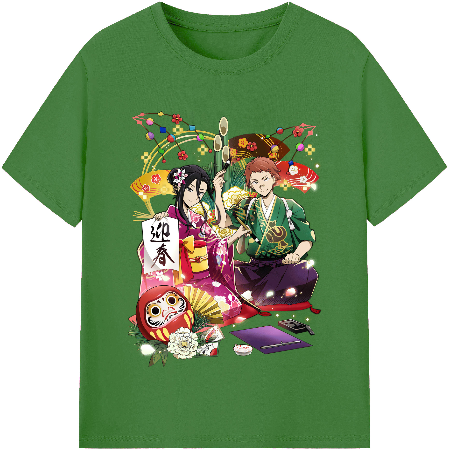 （画像用） 文豪ストレイドッグス Bungo Stray Dogs レディースカジュアルプリントTシャツ（綿100％）